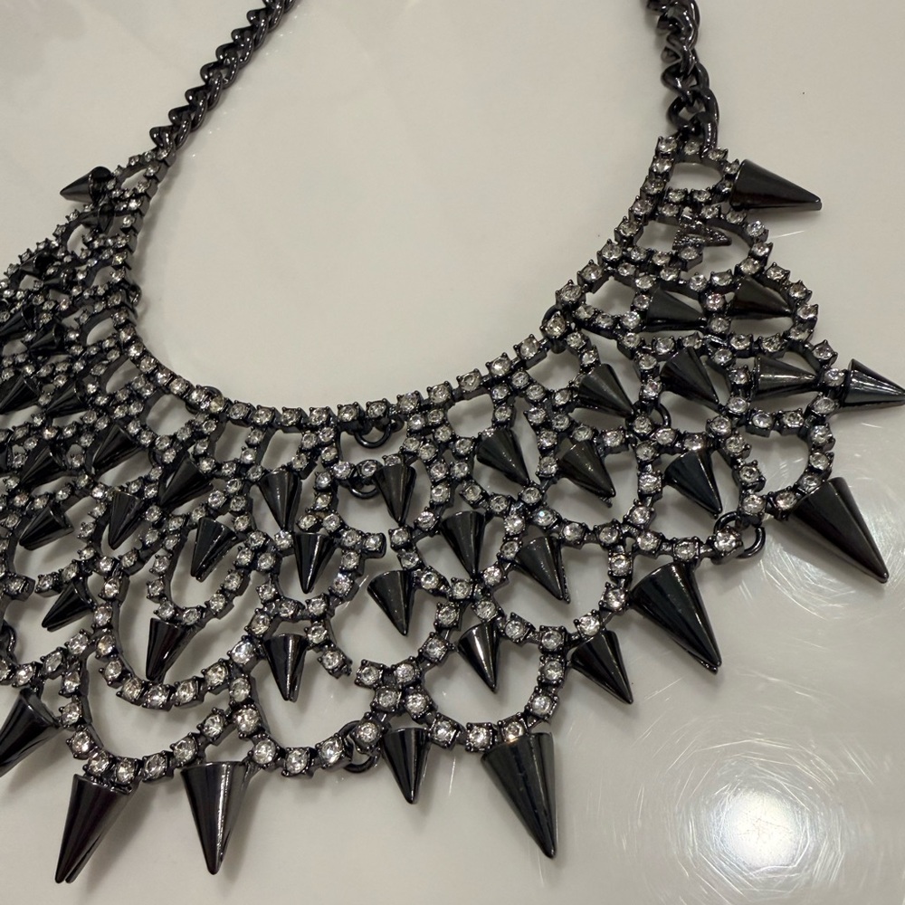 Baublebar Black And Silver Statement Necklace - image 4